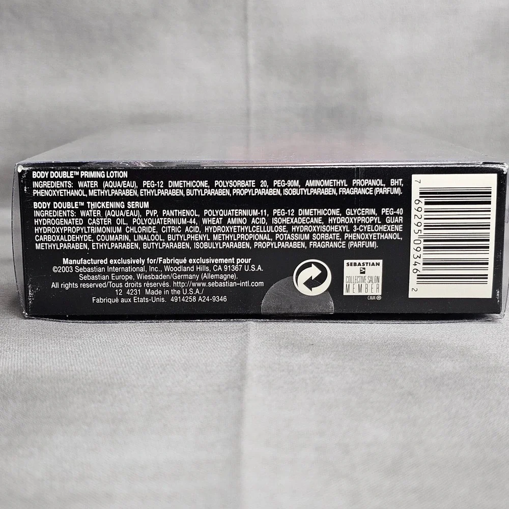 SEBASTIAN Double Body Thick‎ Extreme Leave-In Treatment Kit: Lotion & Serum